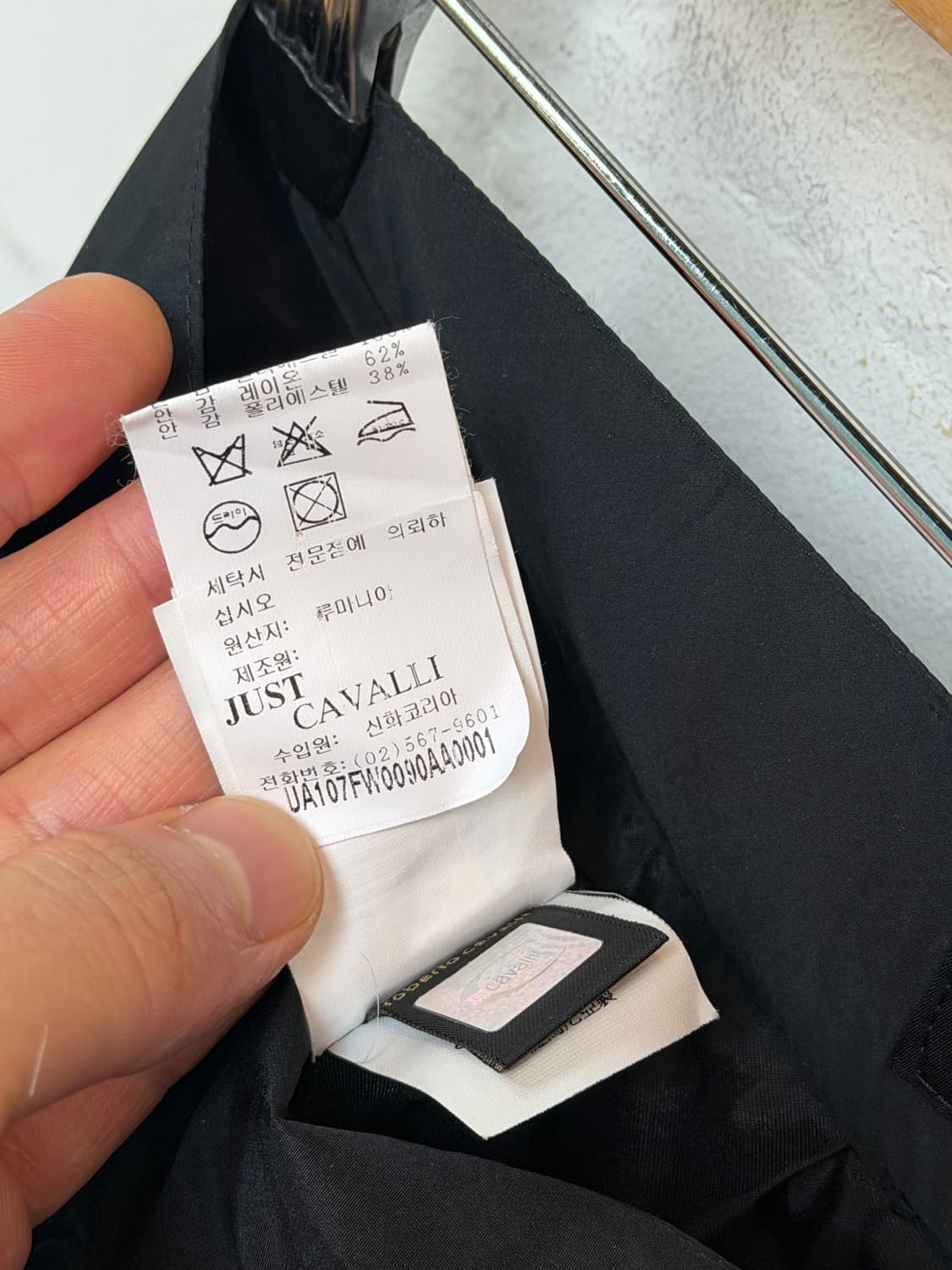 Just Cavalli 벌룬 미니 스커트 블랙 38 상품이미지8