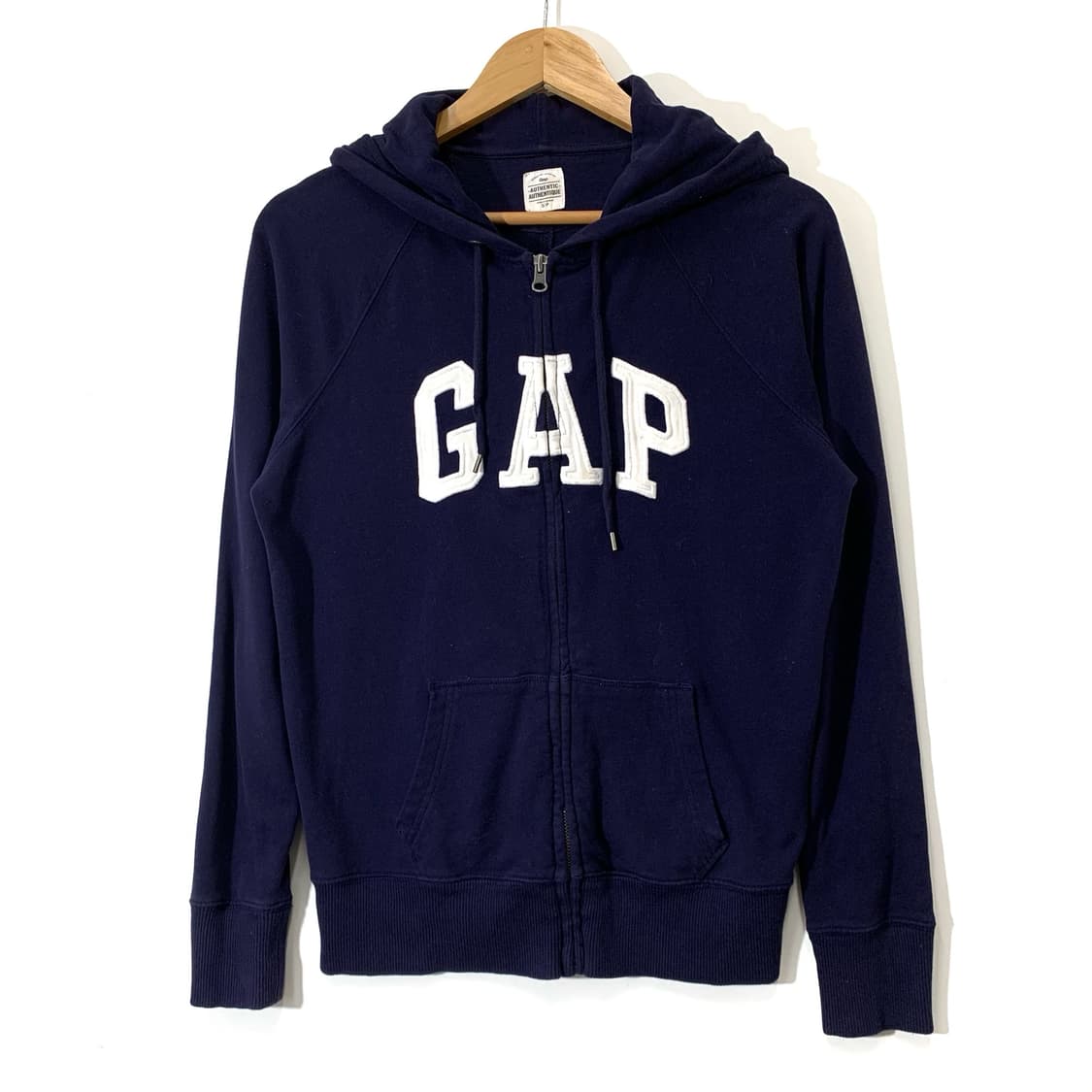GAP 갭 로고 집업 후드 네이비 상품이미지1