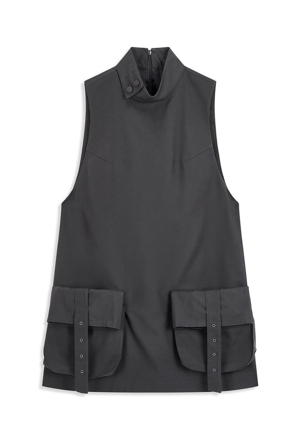 오픈와이와이 카고 포켓 미니 원피스 차콜 S 상품이미지1