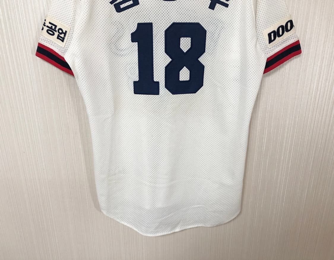 KBO 위팬 두산베어스 올드 홈유니폼/져지 95 #18 김동주 상품이미지10