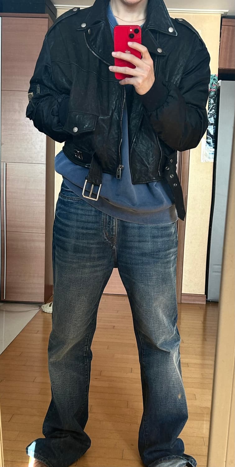 돌체앤가바나 가죽 봄버 자켓 상품이미지3