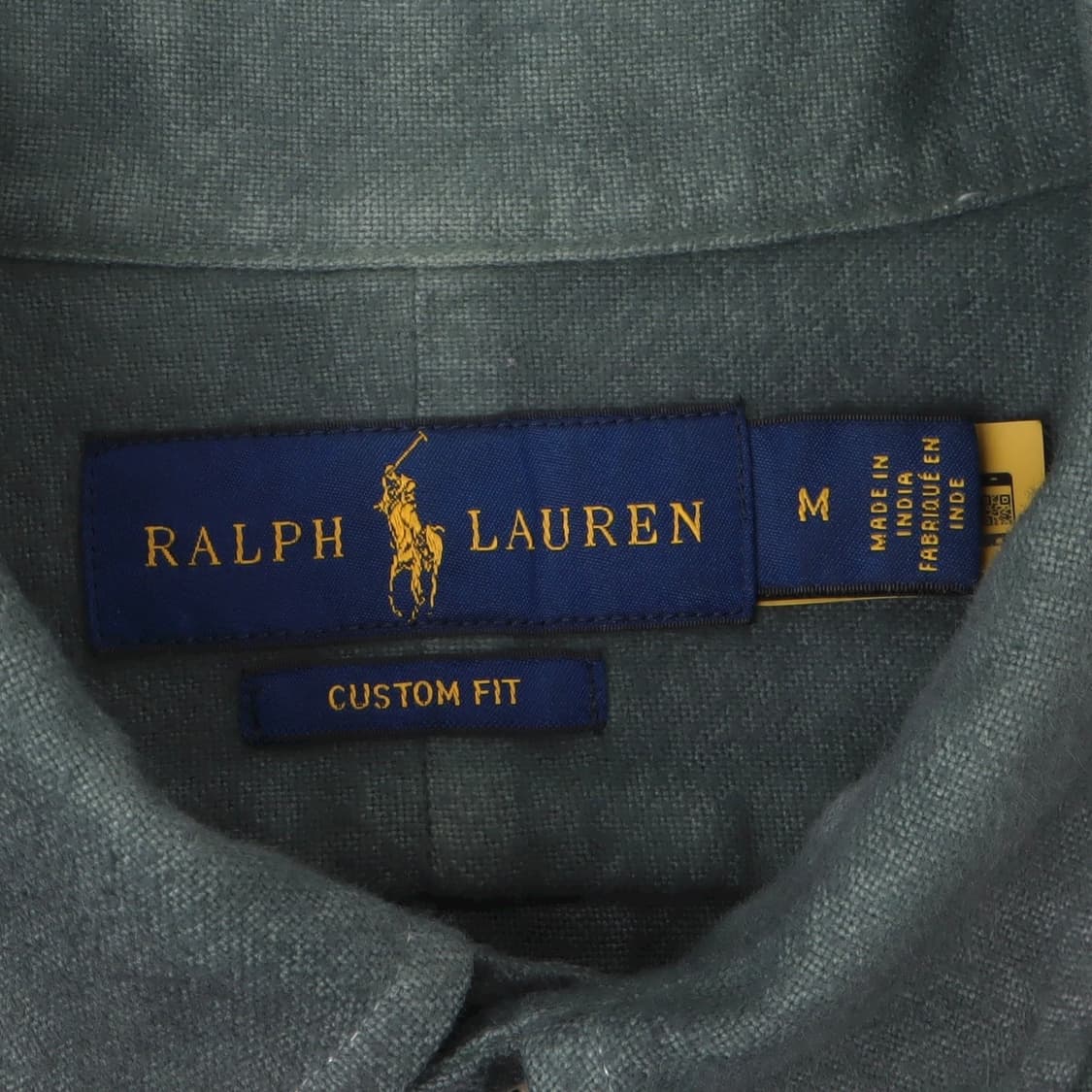 폴로 랄프로렌 워시드 그레이 옥스포드 커스텀 핏 셔츠 상품이미지8