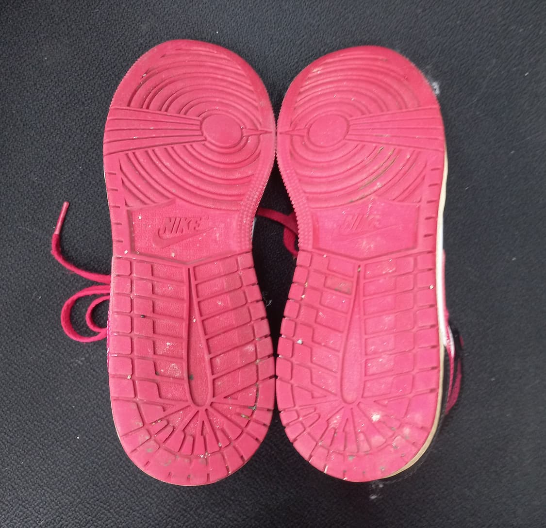 나이키 에어 조던 1 미드 짐레드 블랙 화이트 230mm 상품이미지6