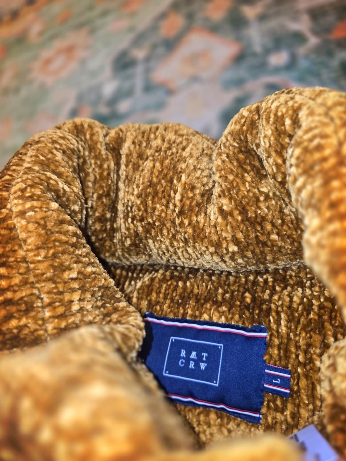 로맨틱크라운(ROMANTIC CROWN) 니트 벨벳 다운 패딩 상품이미지3