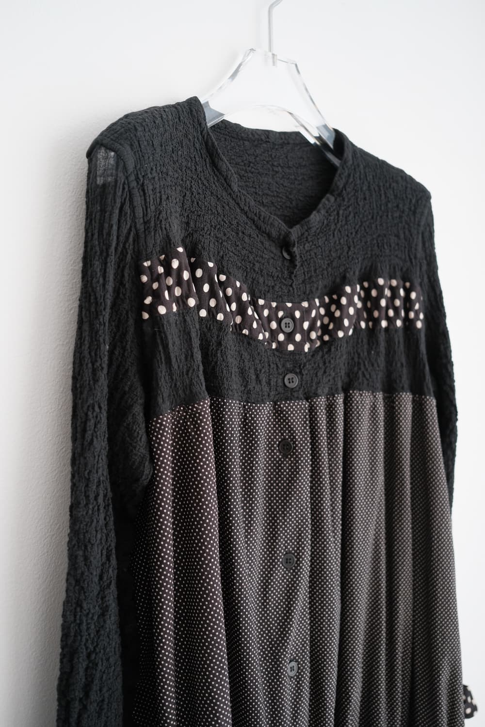 Wrinkled dot frill cardigan 상품이미지6