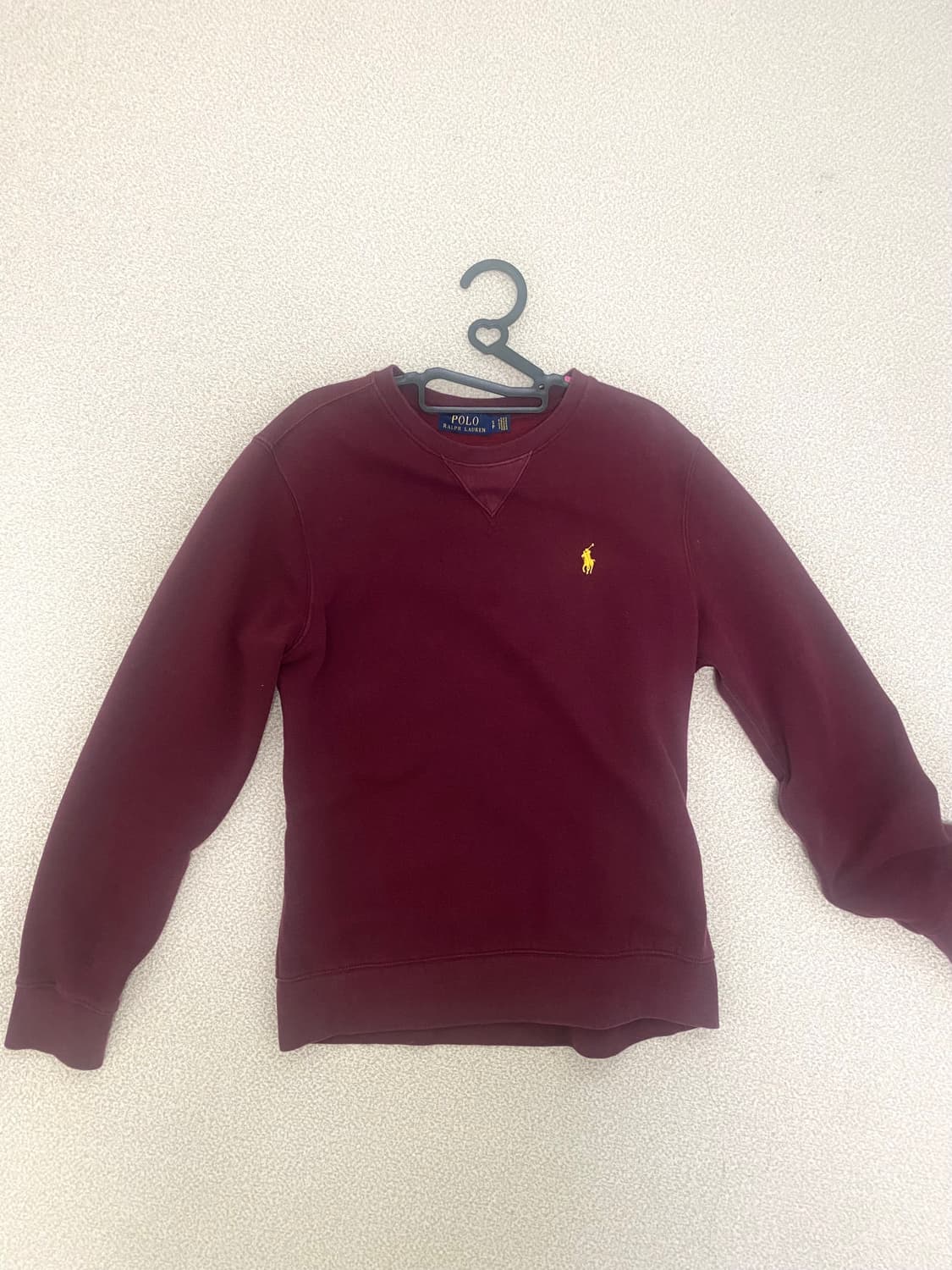 폴로 버건디 맨투맨 상품이미지1