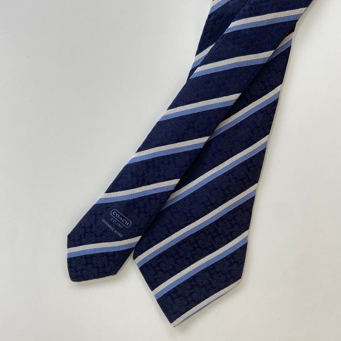 코치 (COACH) 모노그램 명품 정품 넥타이 8.3cm 상품이미지3