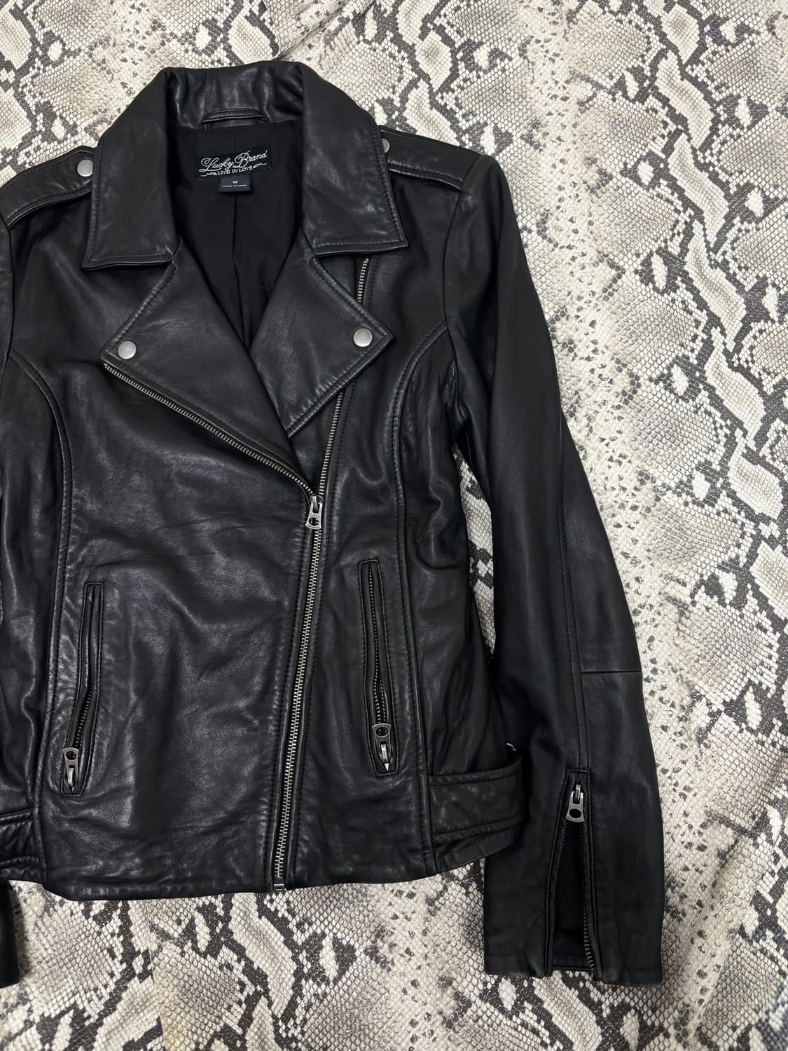 RockChic LambSkin Buckle Jacket 상품이미지3