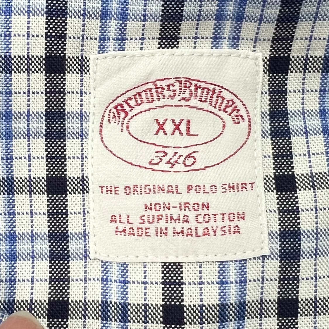 브룩스브라더스 체크셔츠 s09482 상품이미지6