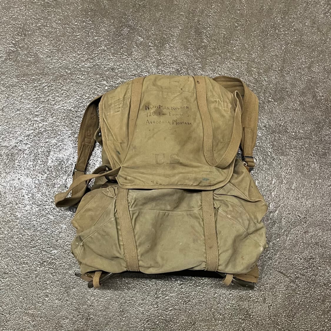 WW2 40s US 밀리터리 백팩 상품이미지1