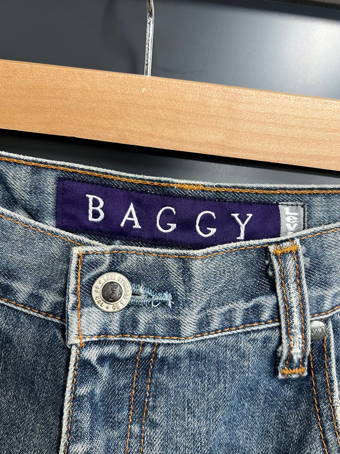 Levis 리바이스 4811 배기핏 와이드핏 데님 팬츠 상품이미지5