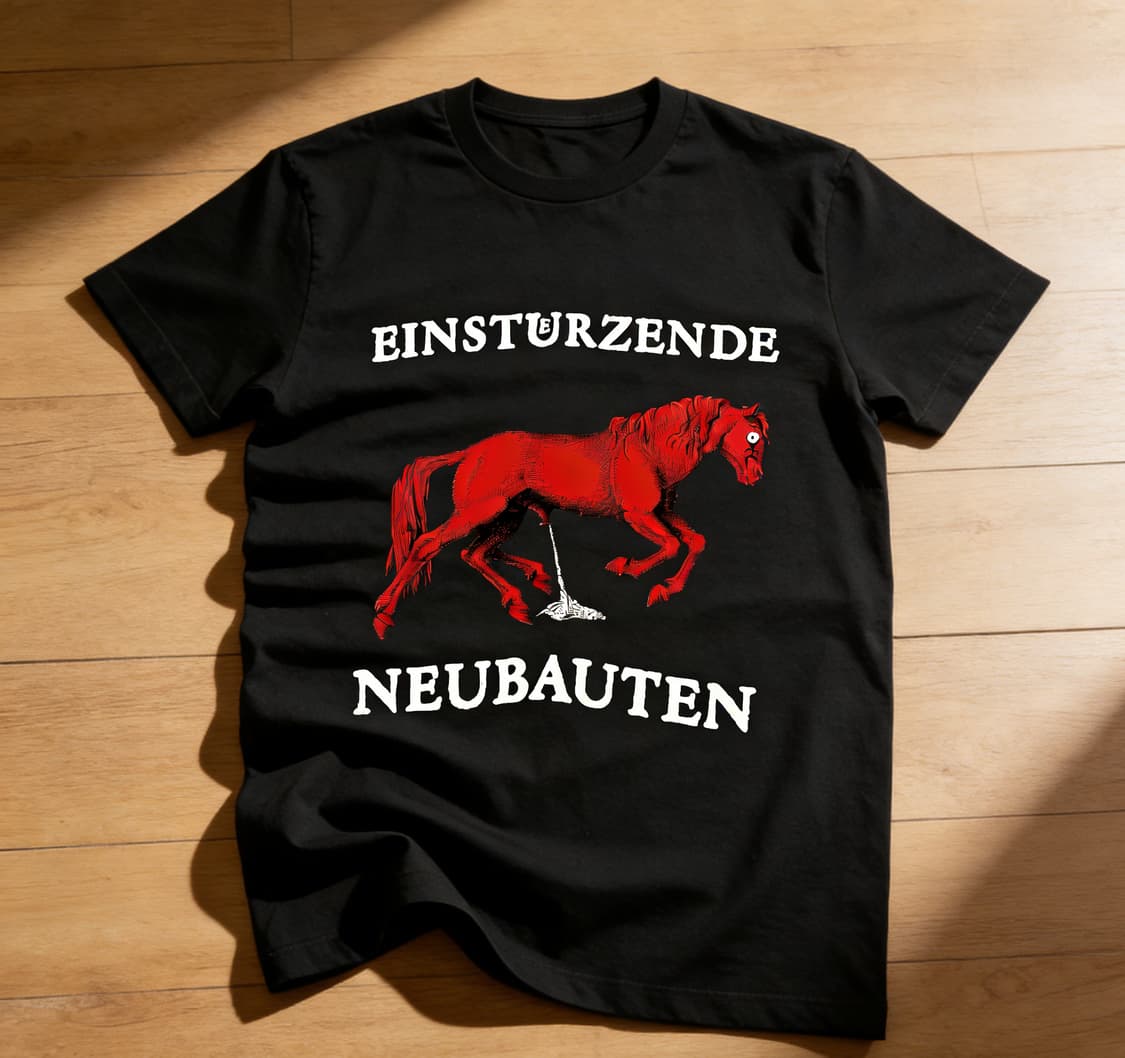 [새상품 L사이즈] Einstürzende Neubauten 커스텀 반팔 상품이미지1