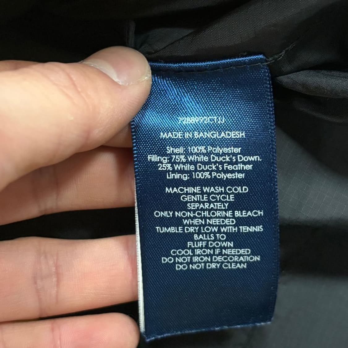 폴로 랄프로렌 배색 라이트 패딩 v1787 상품이미지6