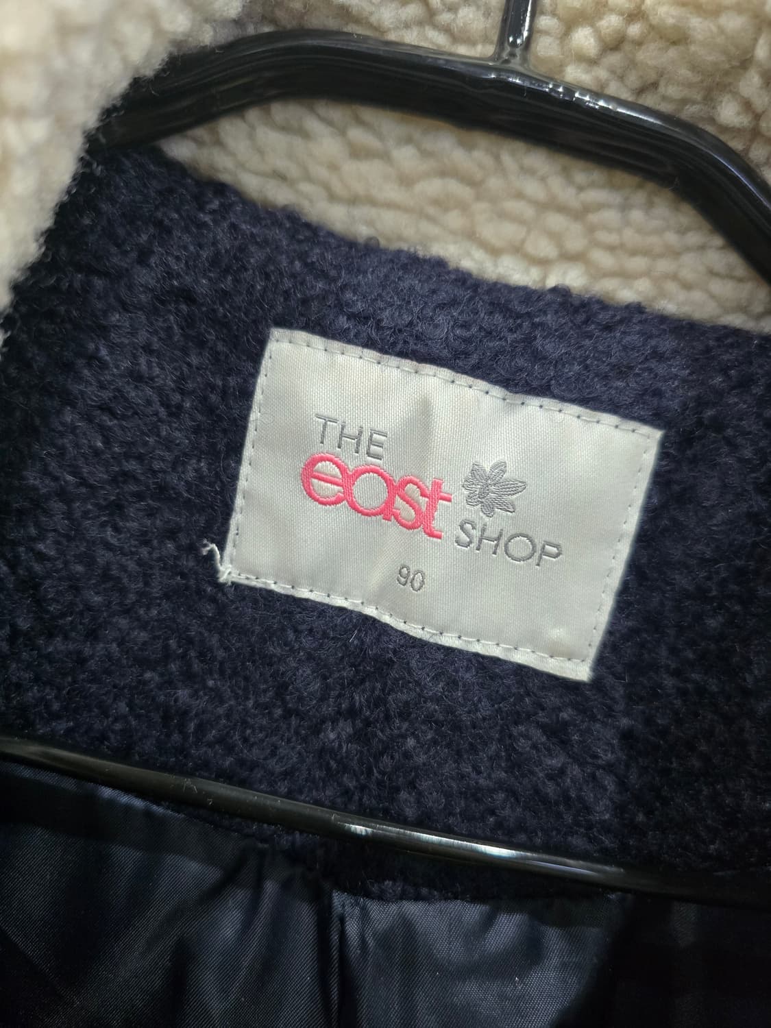 The East Shop 양털 코트 네이비 90 상품이미지9