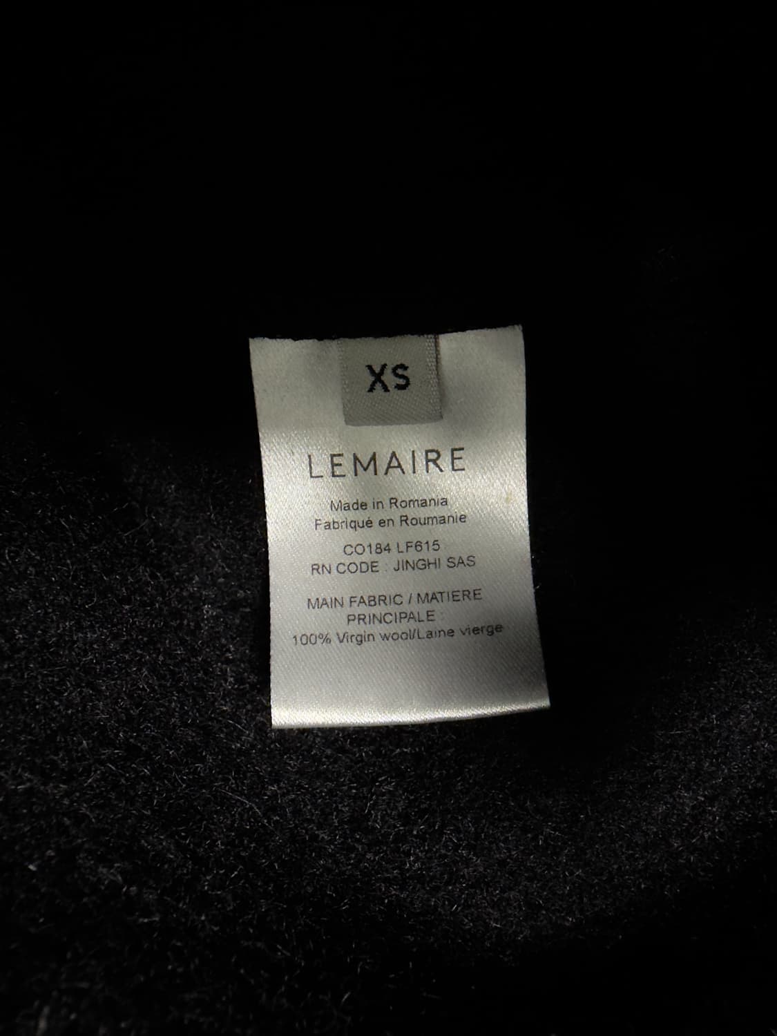 르메르 울 랩코트 XS 정품택O 상품이미지3