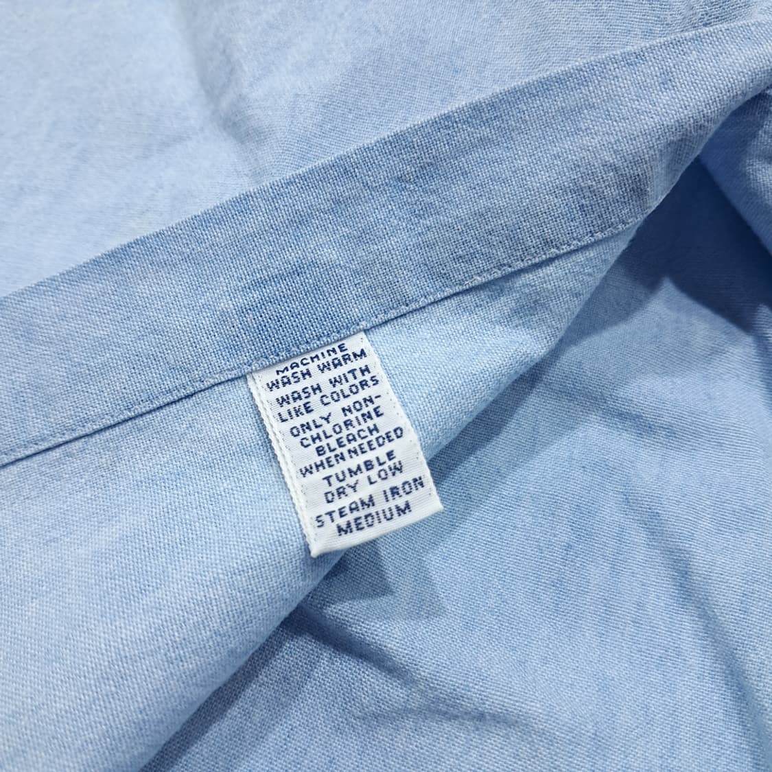 CL835 XL 폴로 90s 코튼 멀티포니 빅셔츠 샴브레이 셔츠 남방 상품이미지7