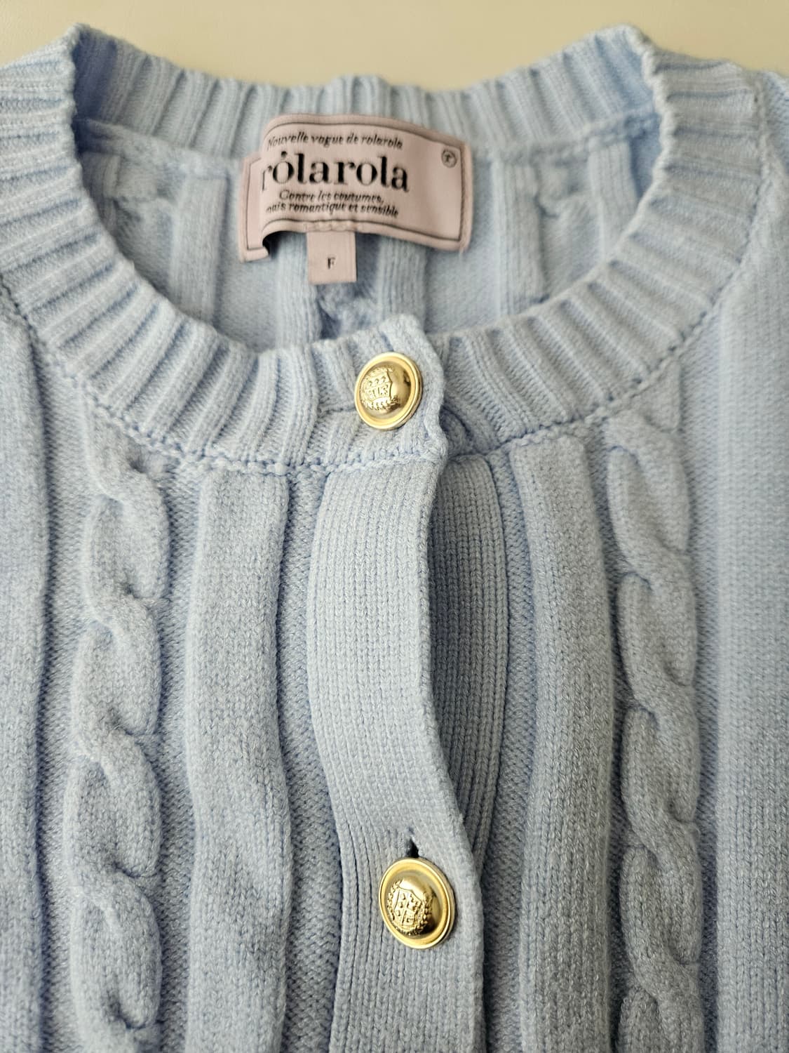 로라로라 케이블가디건 상품이미지3