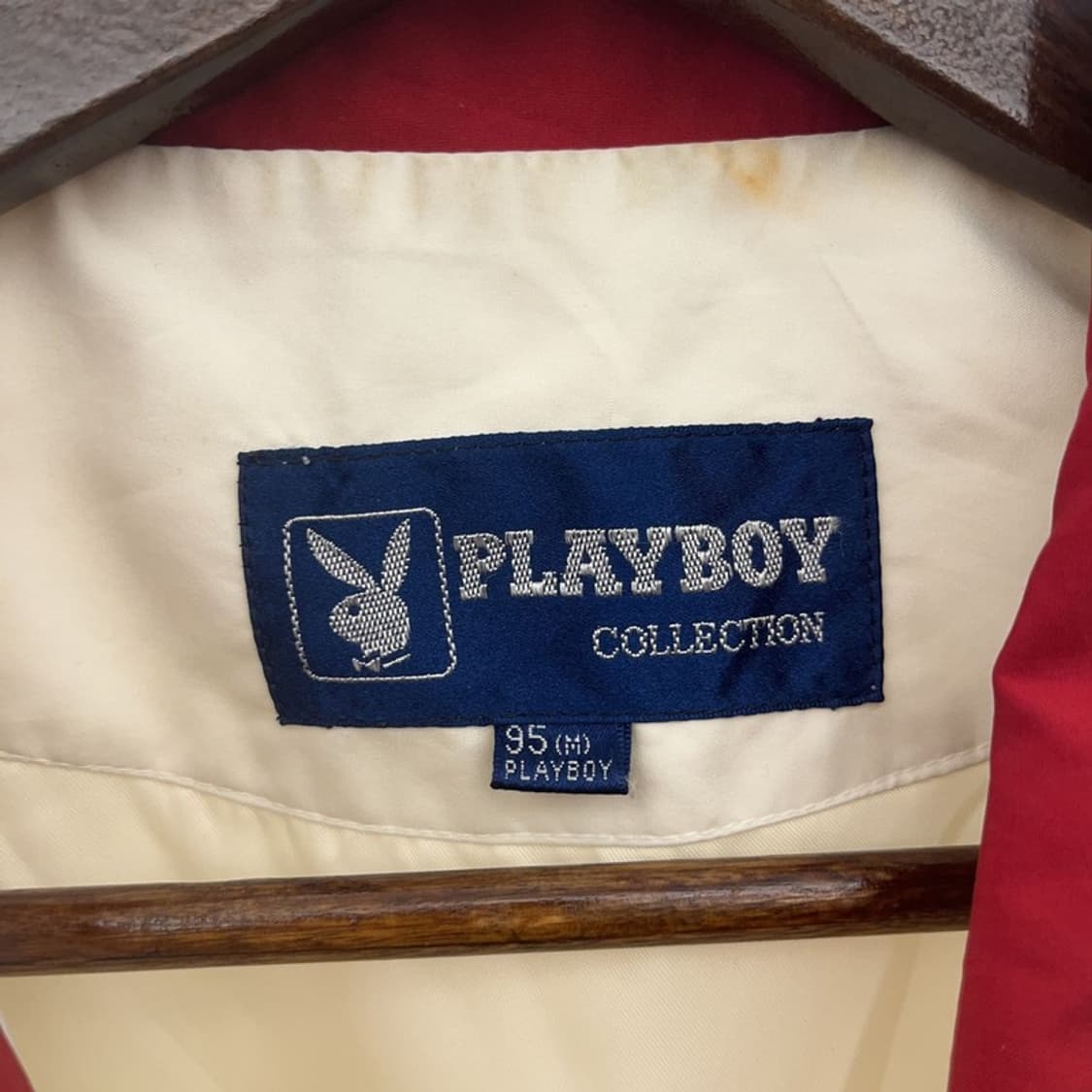 플레이보이 희귀 레트로 빈티지 바람막이 자켓 M C07610 상품이미지5