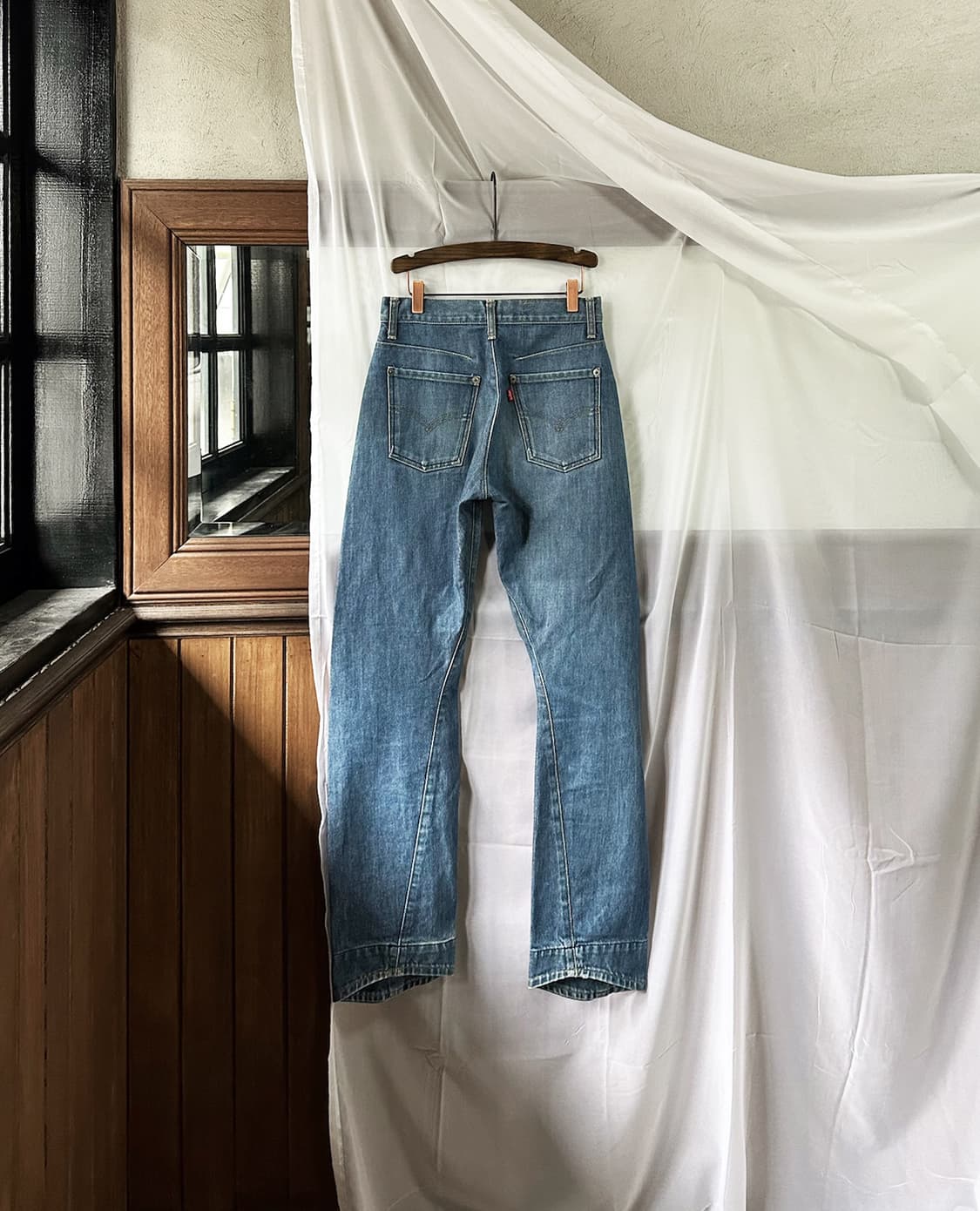 LEVI'S engineered regular blue jeans w28 상품이미지3