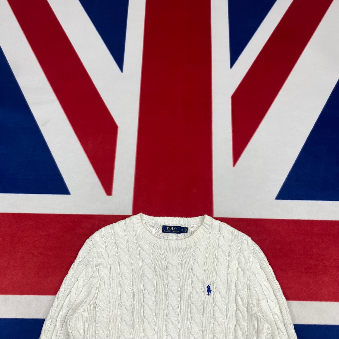 폴로 케이블니트 M 상품이미지2