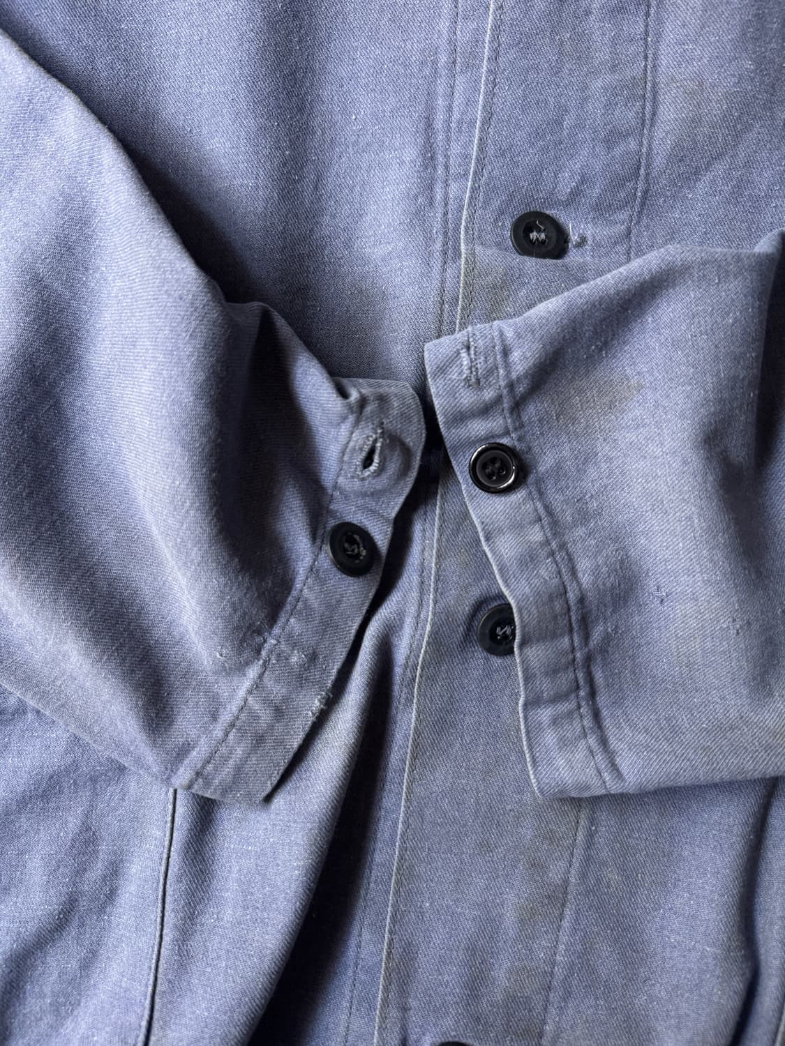 [S]90's 빈티지 더티워싱 트윌코튼 프렌치 워크 자켓 상품이미지6