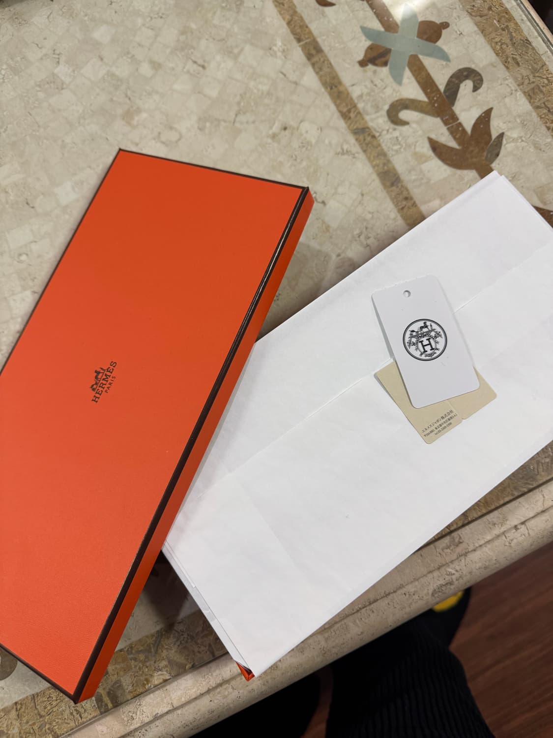 에르메스 캐시미어 머플러 새상품 상품이미지3