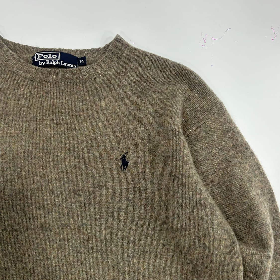 Polo 폴로 블랙포니 그레이베이지 니트 상품이미지4