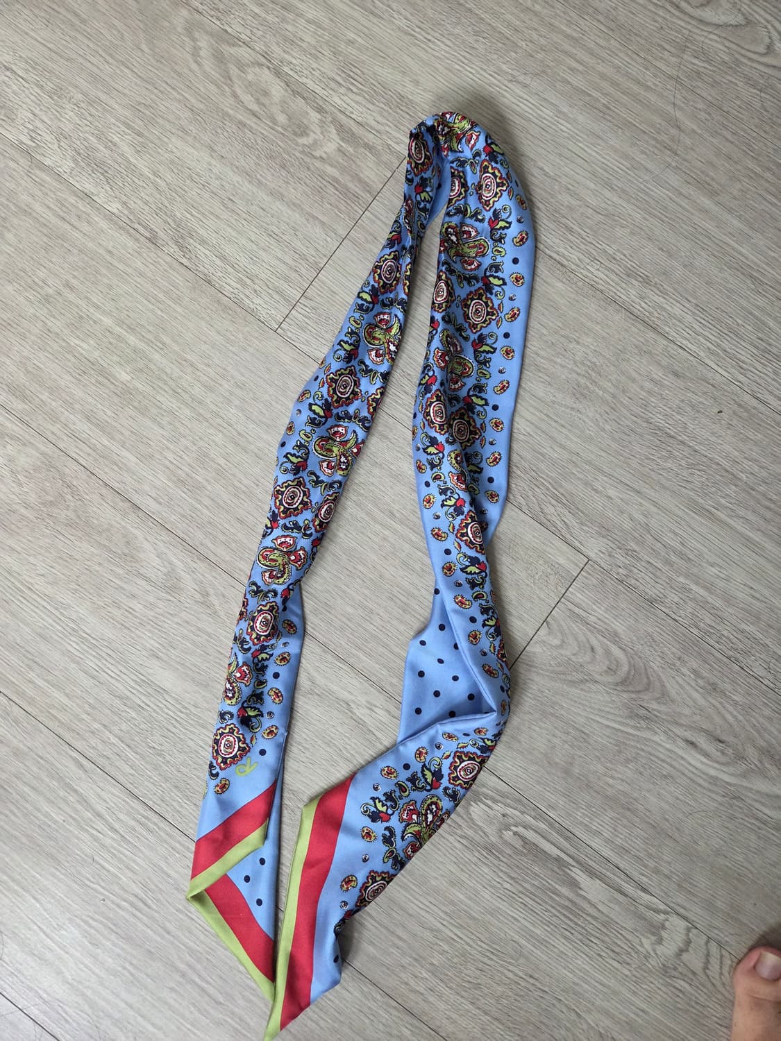 45R 패턴 스카프 상품이미지1