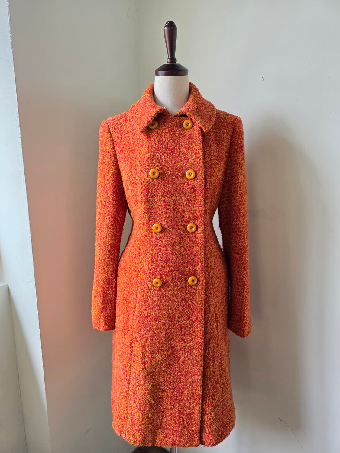 미국 디자이너 브랜드 부클 트위드 코트 상품이미지1