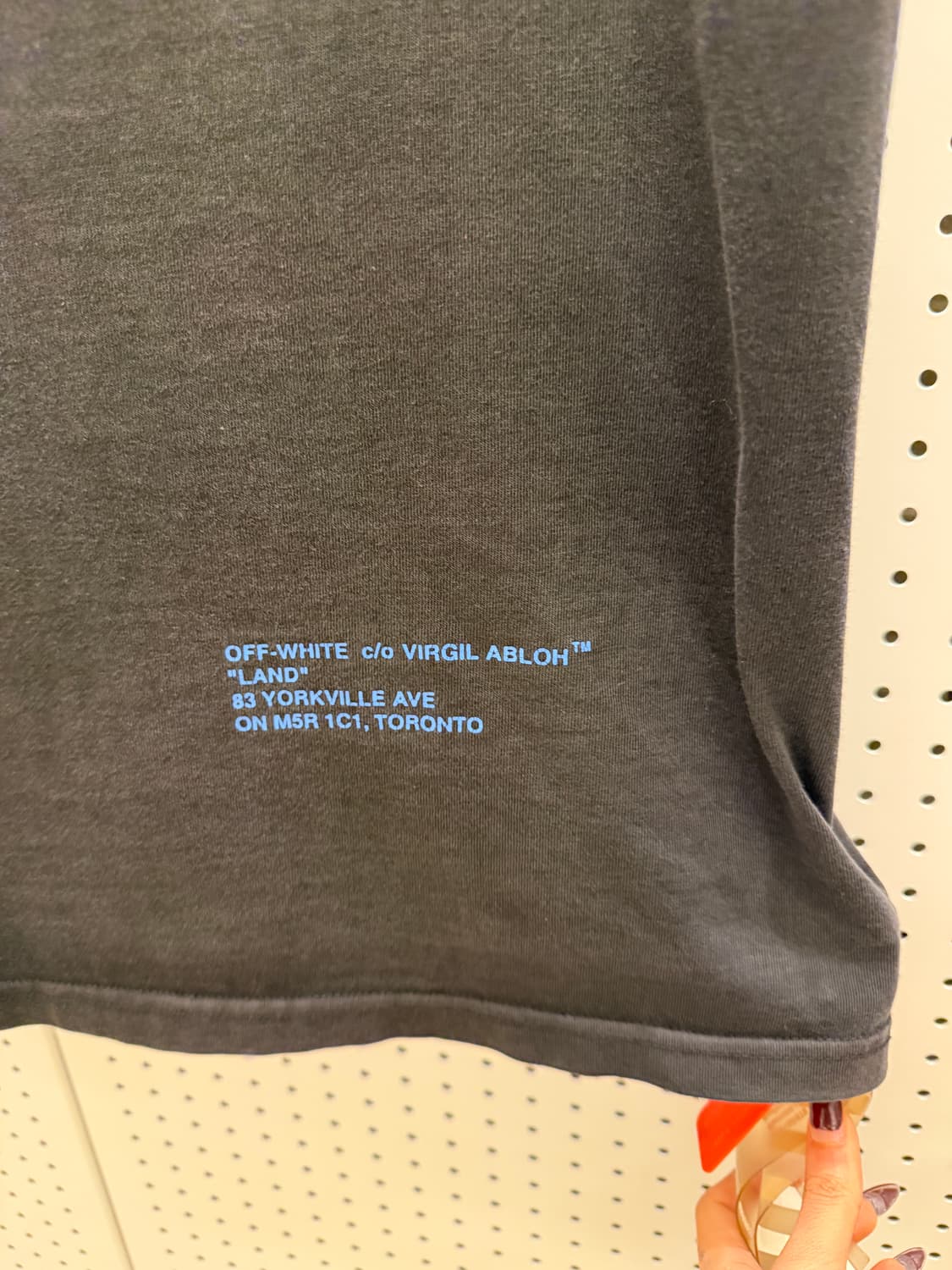 오프화이트 토론토 플래그십 오픈기념 티셔츠 U1730 상품이미지5