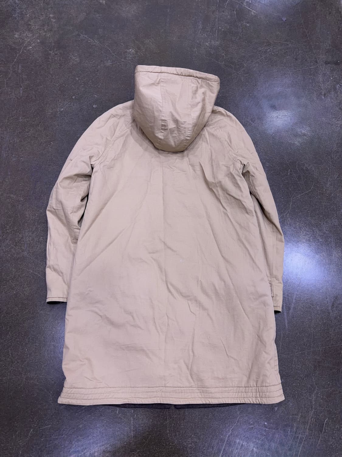 랄프로렌 폴로 우먼스 리버시블 후드 코트 자켓 브라운 베이지 S 상품이미지4