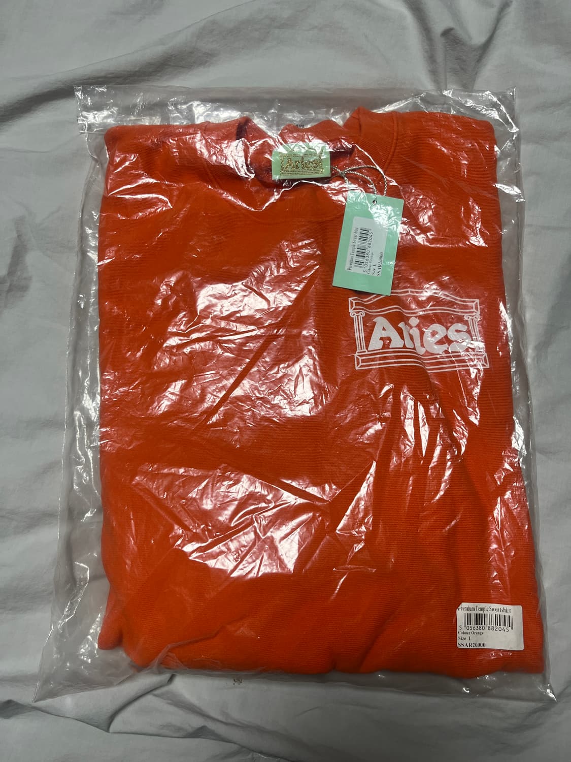 [L] 에리즈 스웻셔츠 오렌지 맨투맨 미개봉 상품이미지2