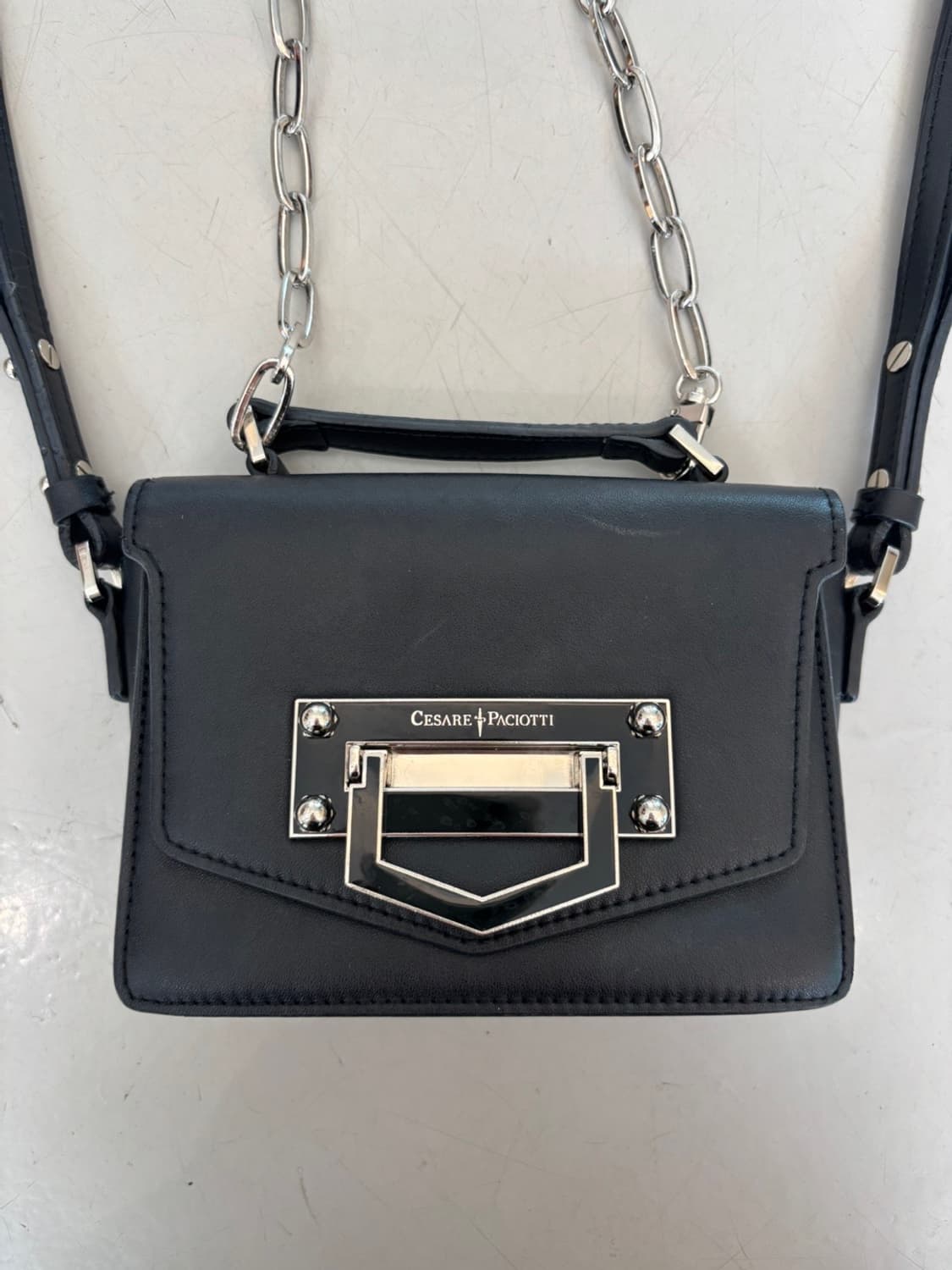 Cesare Paciotti Mini Leather Bag 상품이미지2