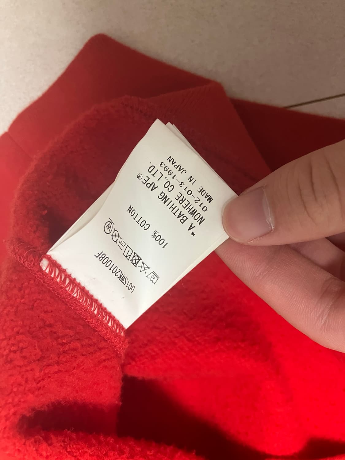 베이프 컬리지 맨투맨 상품이미지5