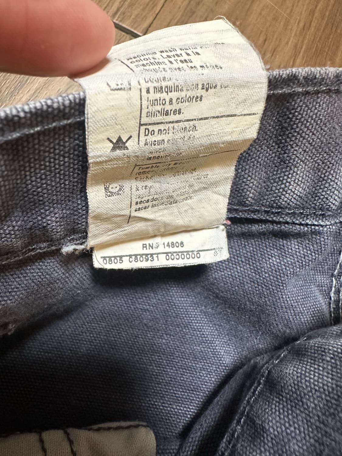 빈티지 칼하트 싱글니 카펜터 워크팬츠 B11 PTB 상품이미지5