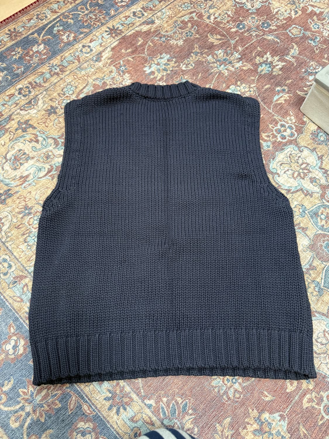 GANNI 가니 니트 조끼 네이비컬러 상품이미지6