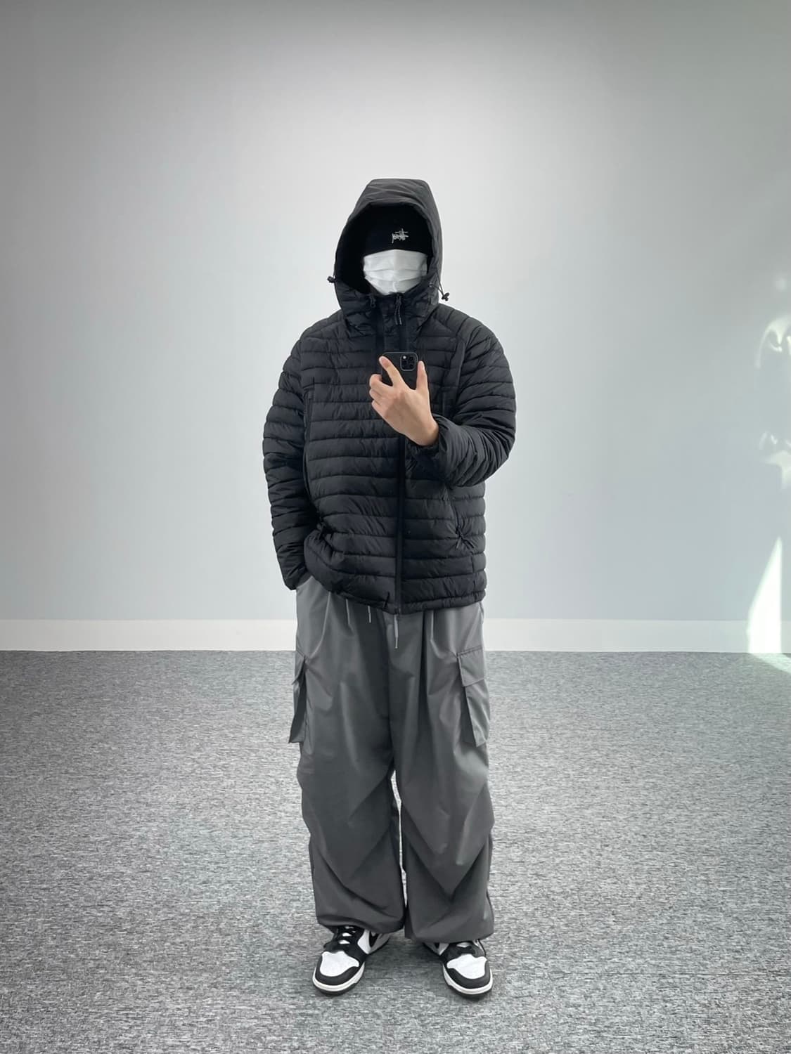 거위 충전재 경량패딩 새상품 상품이미지1