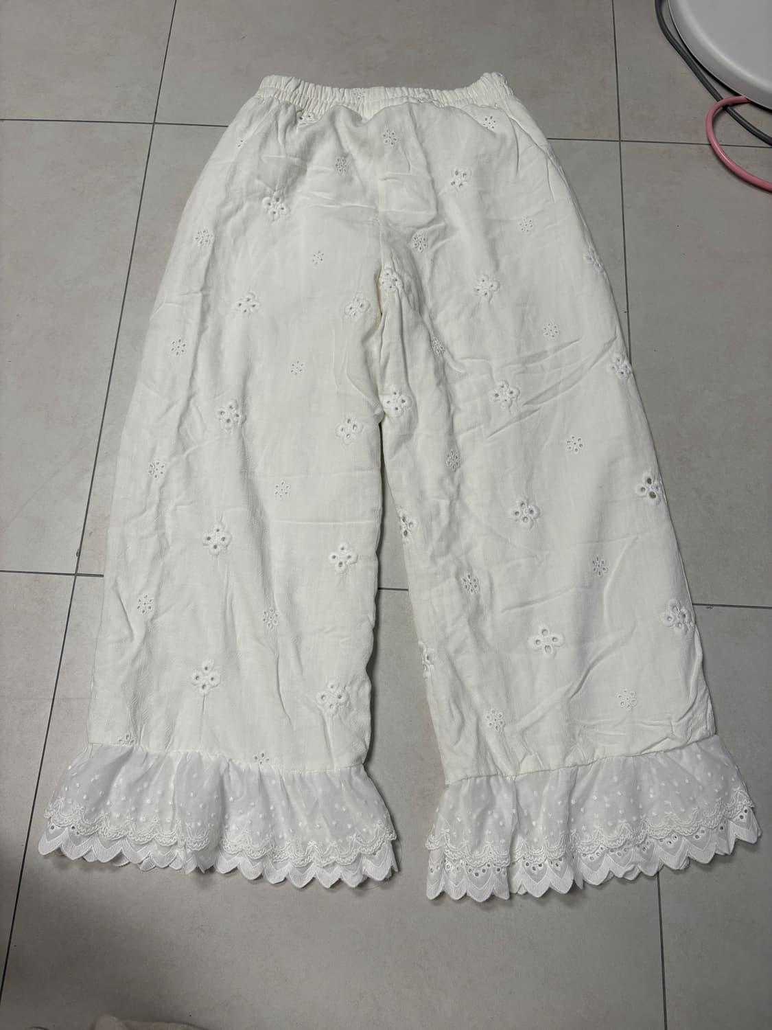 유럽 빈티지 레이스 팬츠 상품이미지1