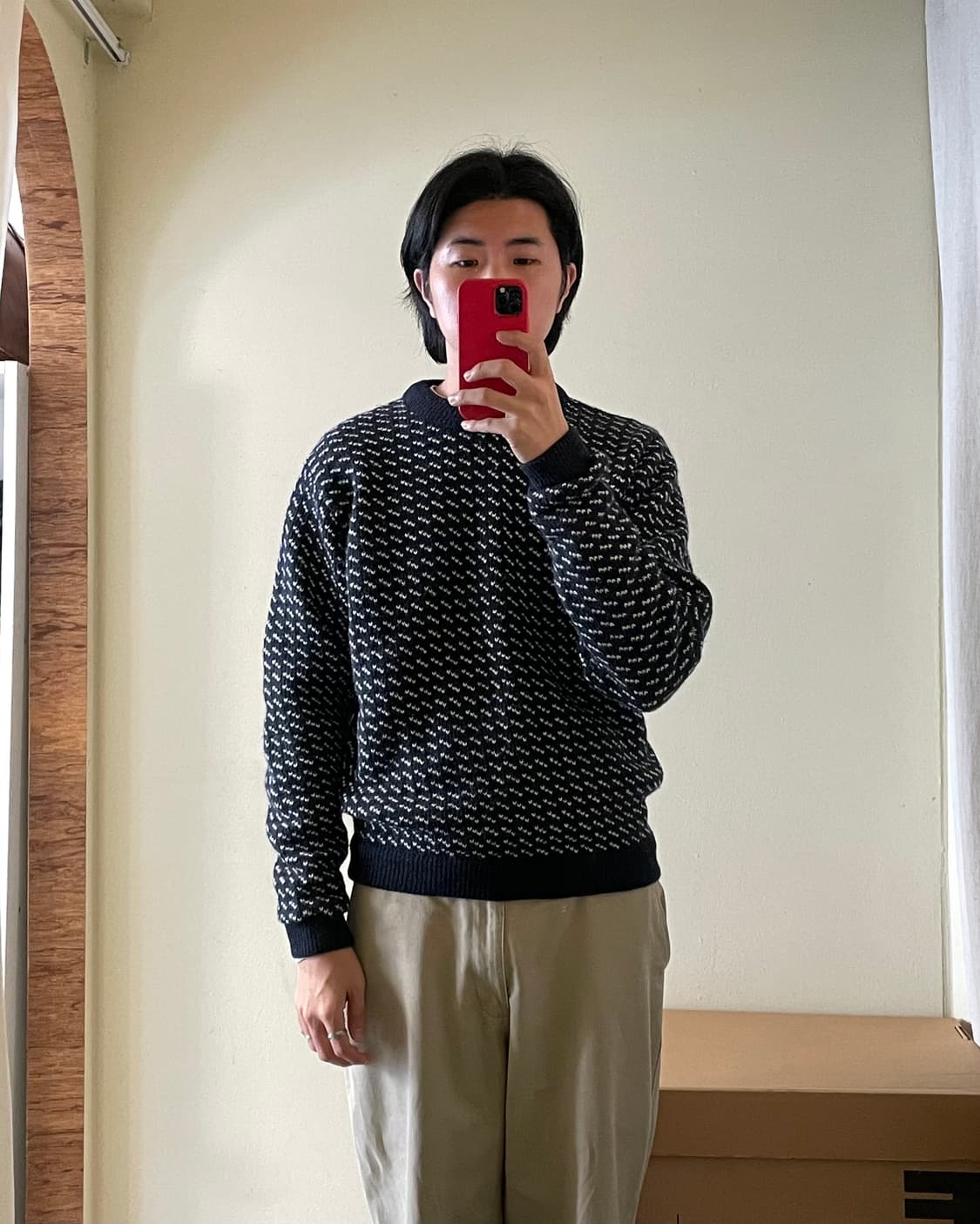 80’s LL bean Birdeyes knit 엘엘빈 버드아이 스웨터 상품이미지8