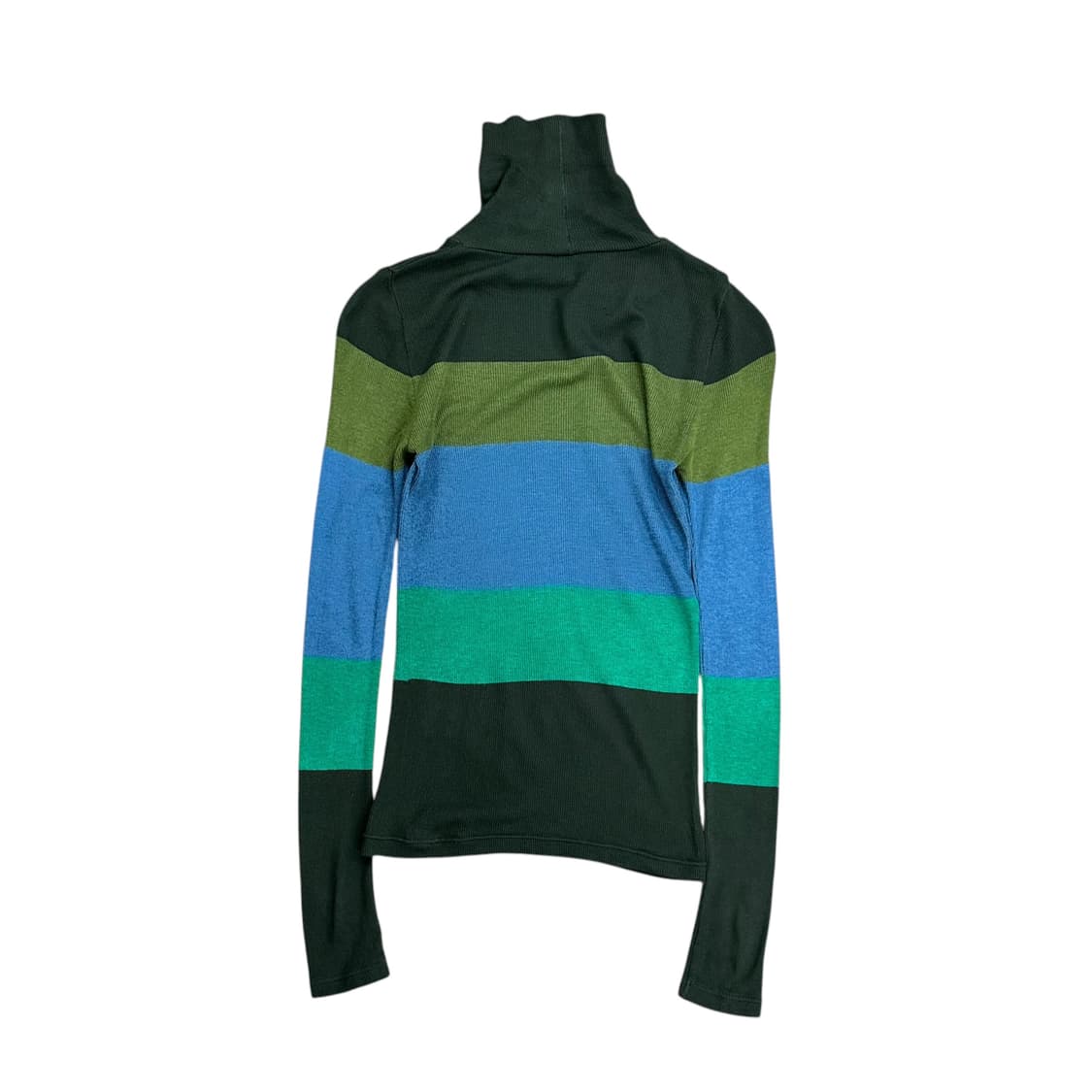 Block Stripe Basic Turtle Top 상품이미지2