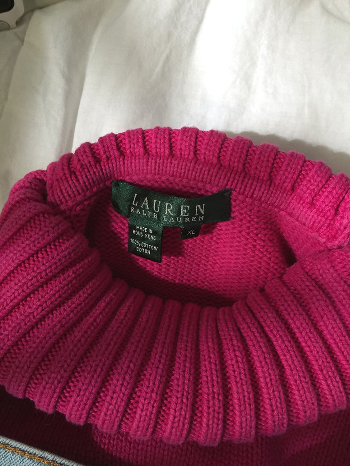 (WOMAN) 폴로랄프로렌 목폴라 니트 M 상품이미지3