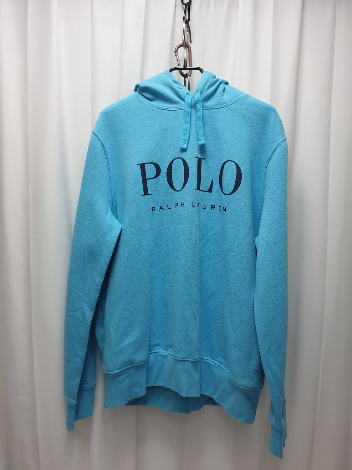 폴로랄프로렌 로고 블루 컬러 후드티 상품이미지1