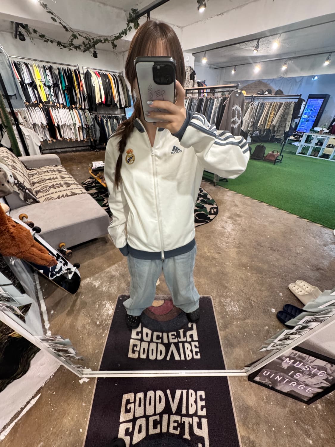 아디다스 극극극희귀 레알마드리드 트랙탑 져지 상품이미지5