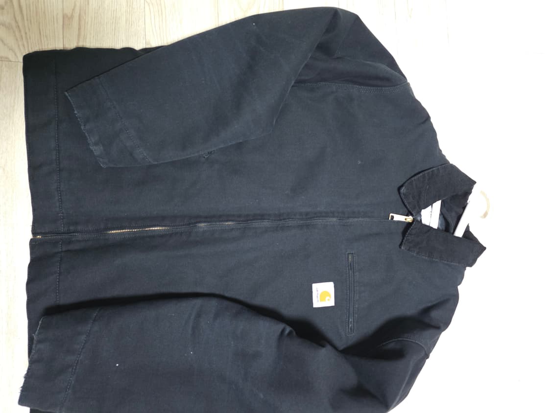 L) 칼하트 WIP OG 디트로이트 자켓 블랙 에이지드 캔버스 상품이미지2