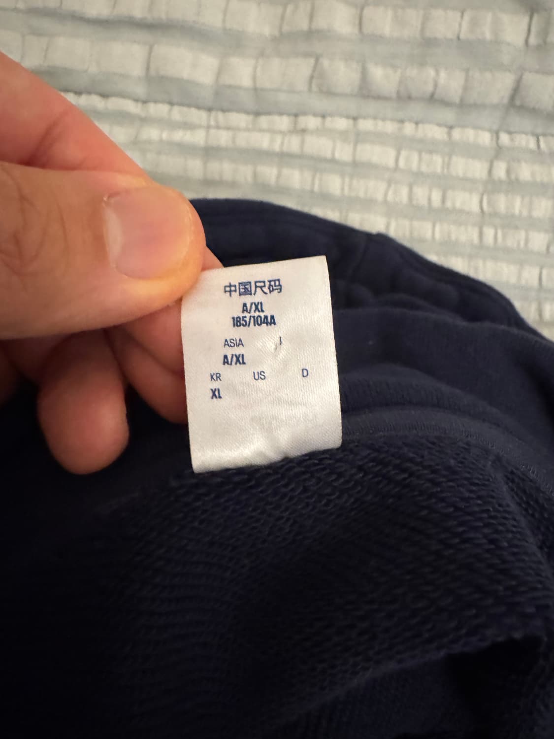 리복 보트reebok bott 콜라보 네이비xl후드티 상품이미지4