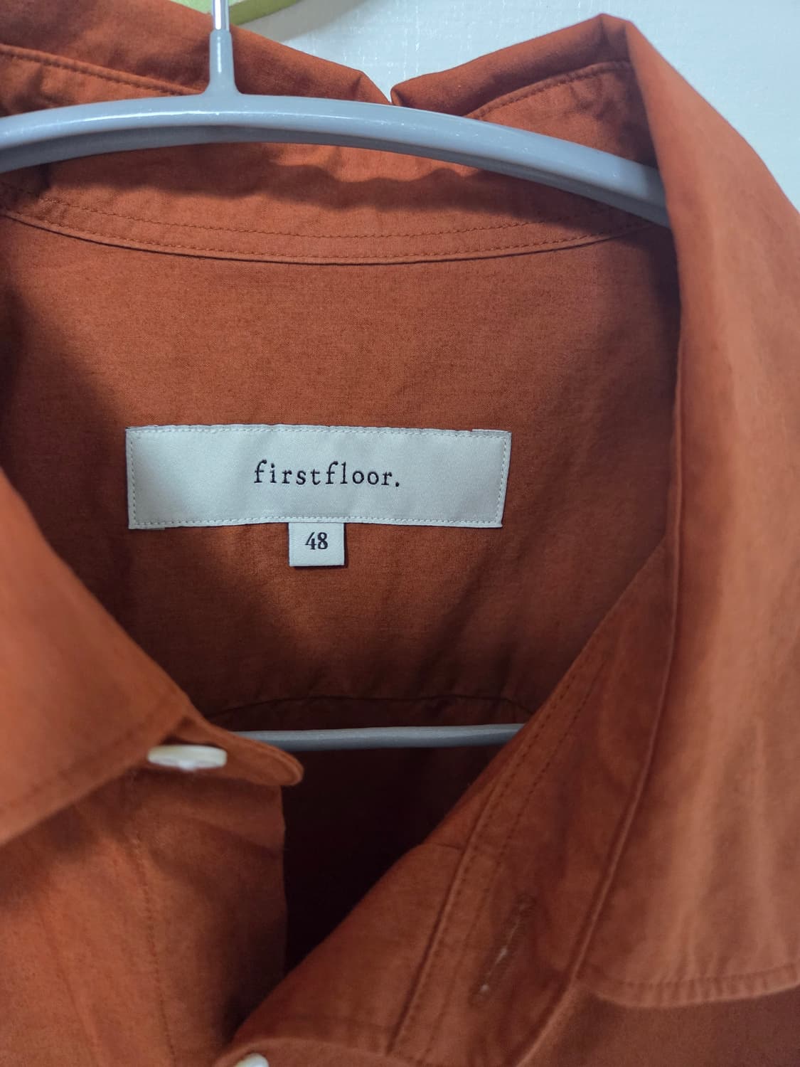 [48] 퍼스트플로어 새커셔츠 번트오렌지 상품이미지2