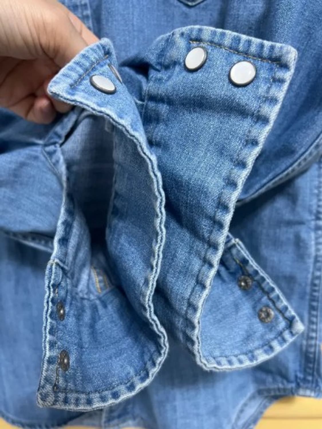 리바이스 남여공용 청셔츠 데님셔츠 S 상품이미지4