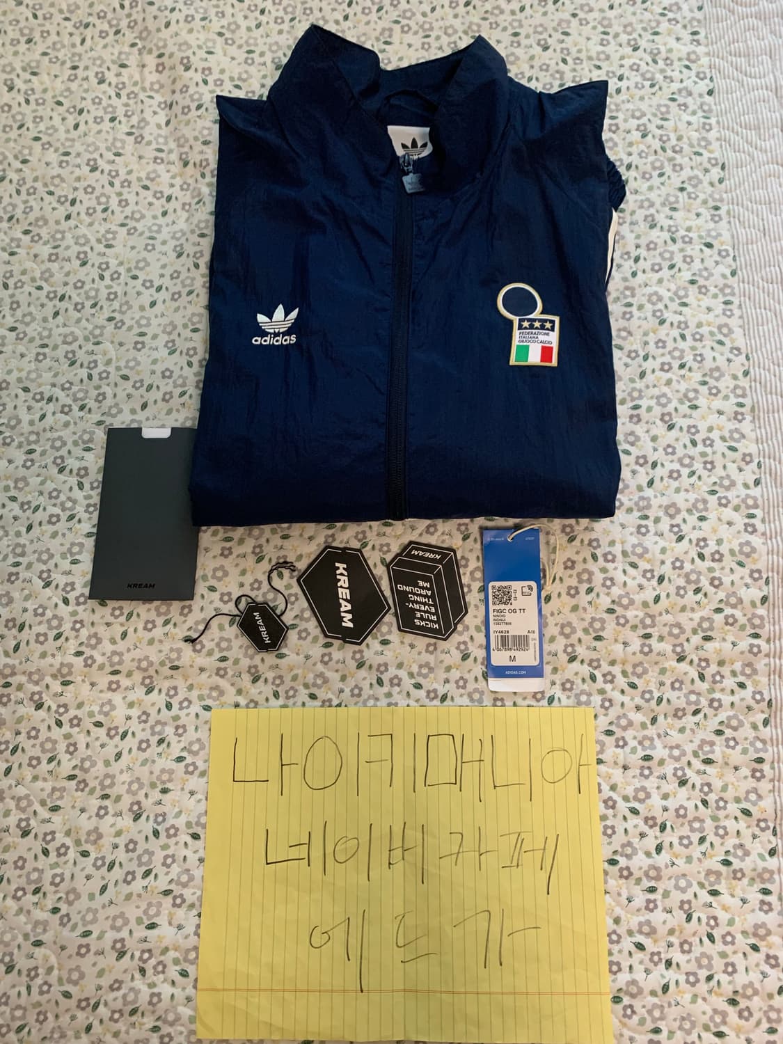 [M] 아디다스 이탈리아 오리지널스 트랙 탑 나이트 인디고 상품이미지7