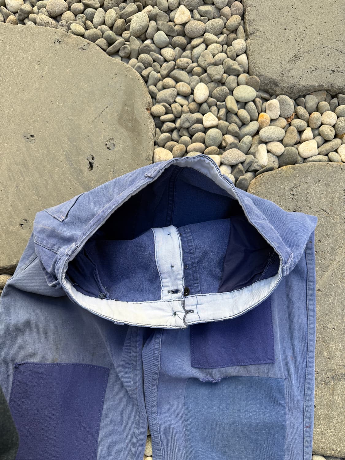 OLD VINTAGE WASHED PATCHWORK 프렌치워크팬츠 상품이미지6