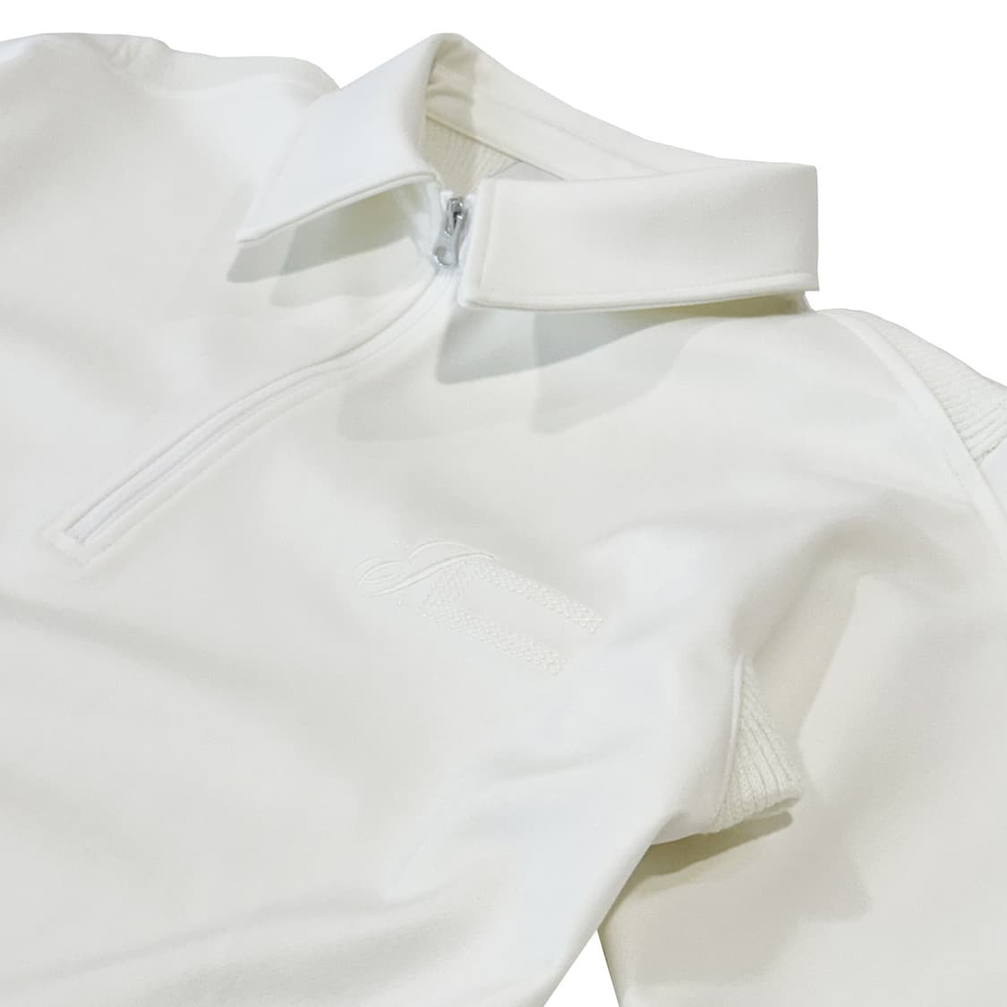 [판매/교환] 지초이 AW25 하프 집 셔츠 아이보리 JICHOI 상품이미지4